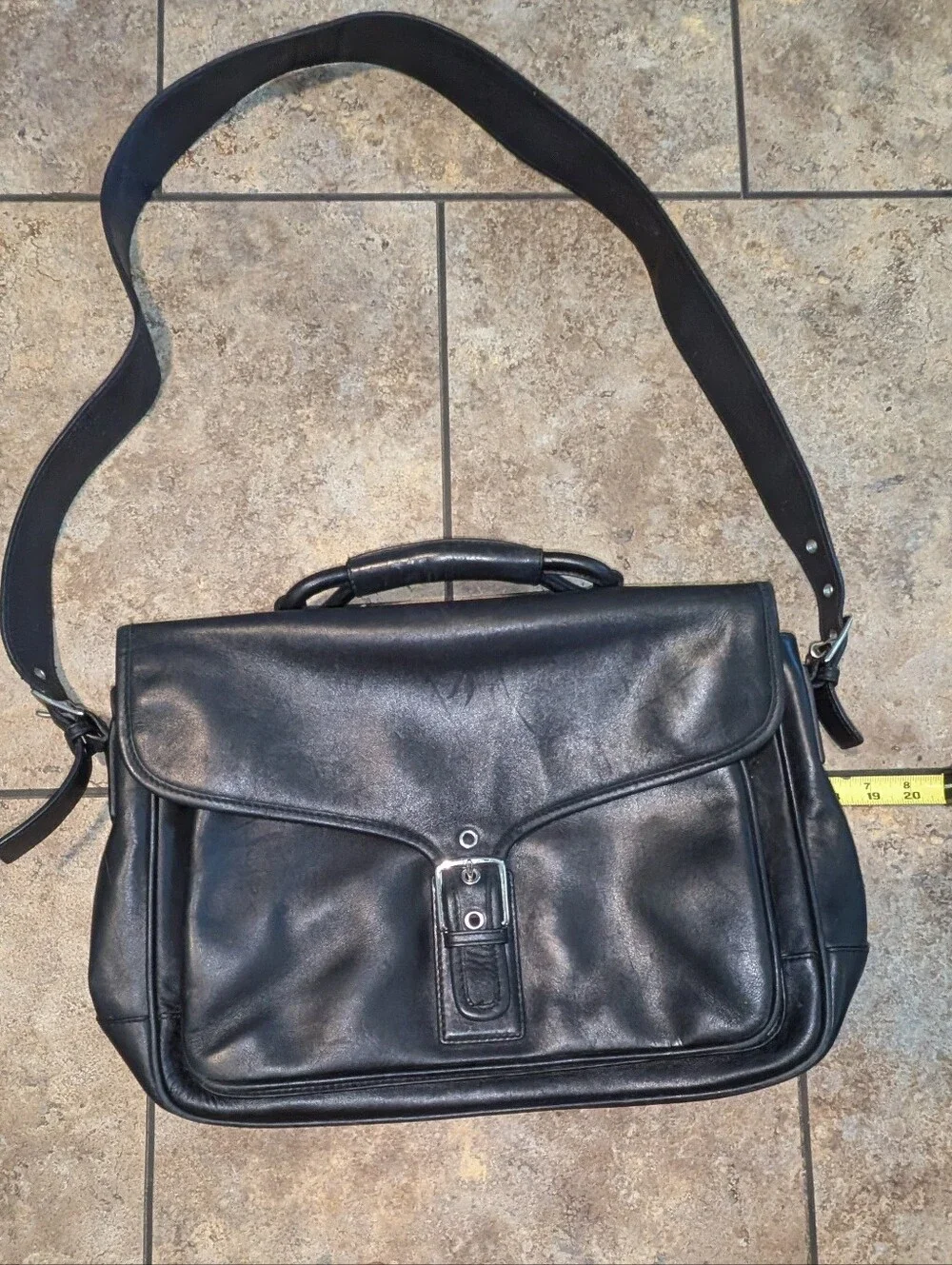 Coach Logan Leather Briefcase 5238